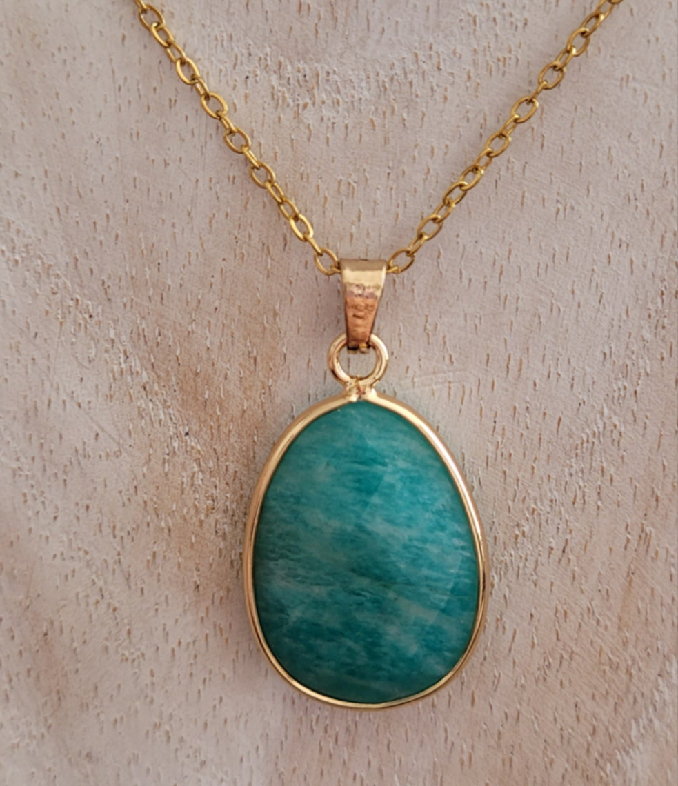 Collier amazonite