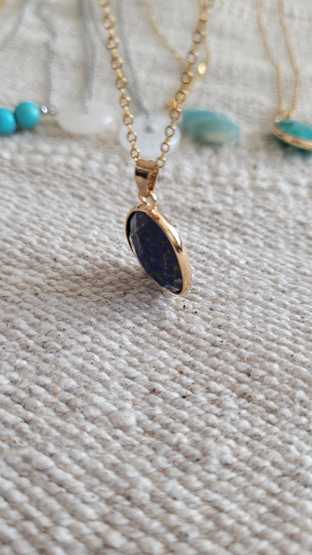Collier lapis-lazuli