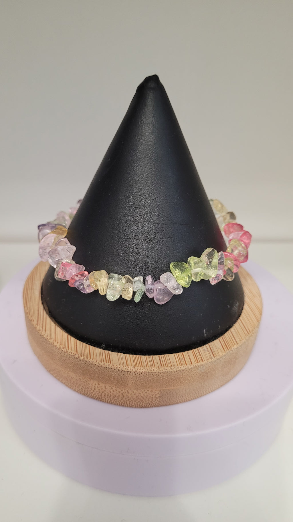 Bracelet chips en fluorite