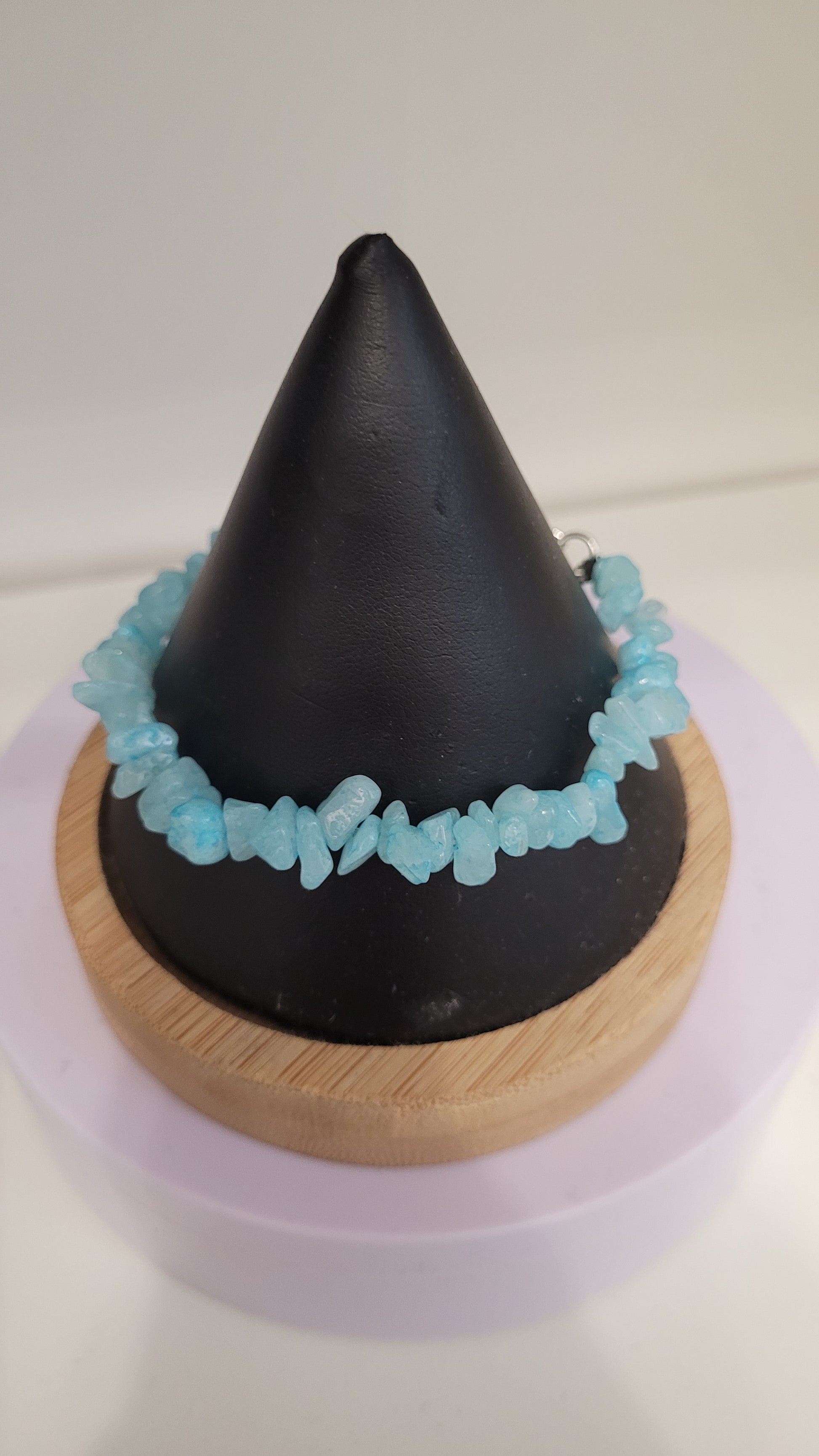 Braceler chips en aige-marine
