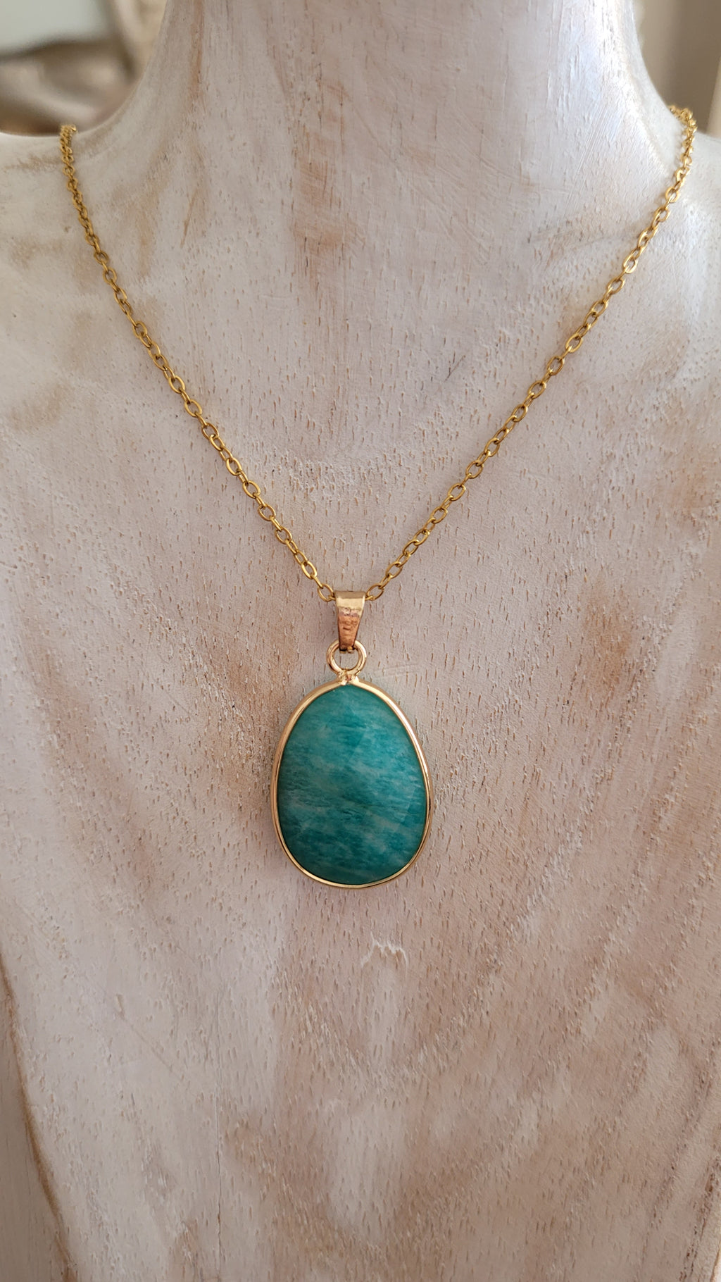 Collier amazonite