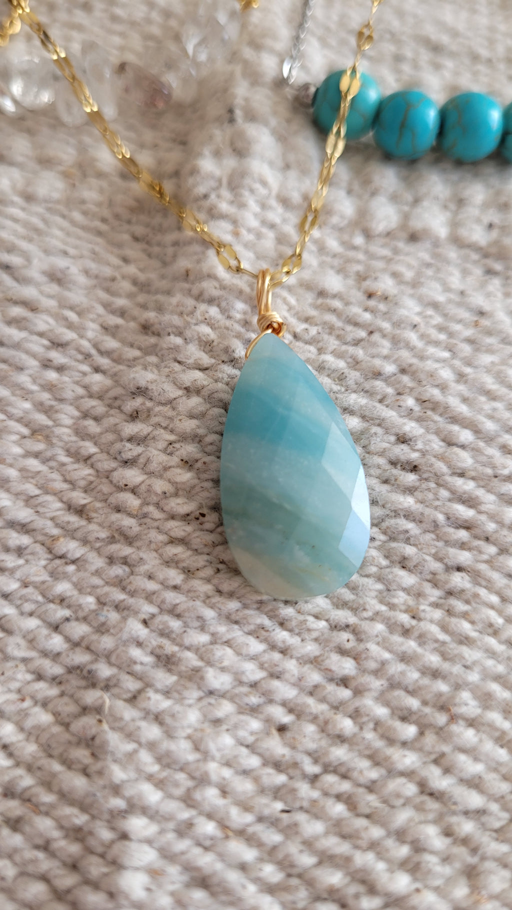 Collier amazonite