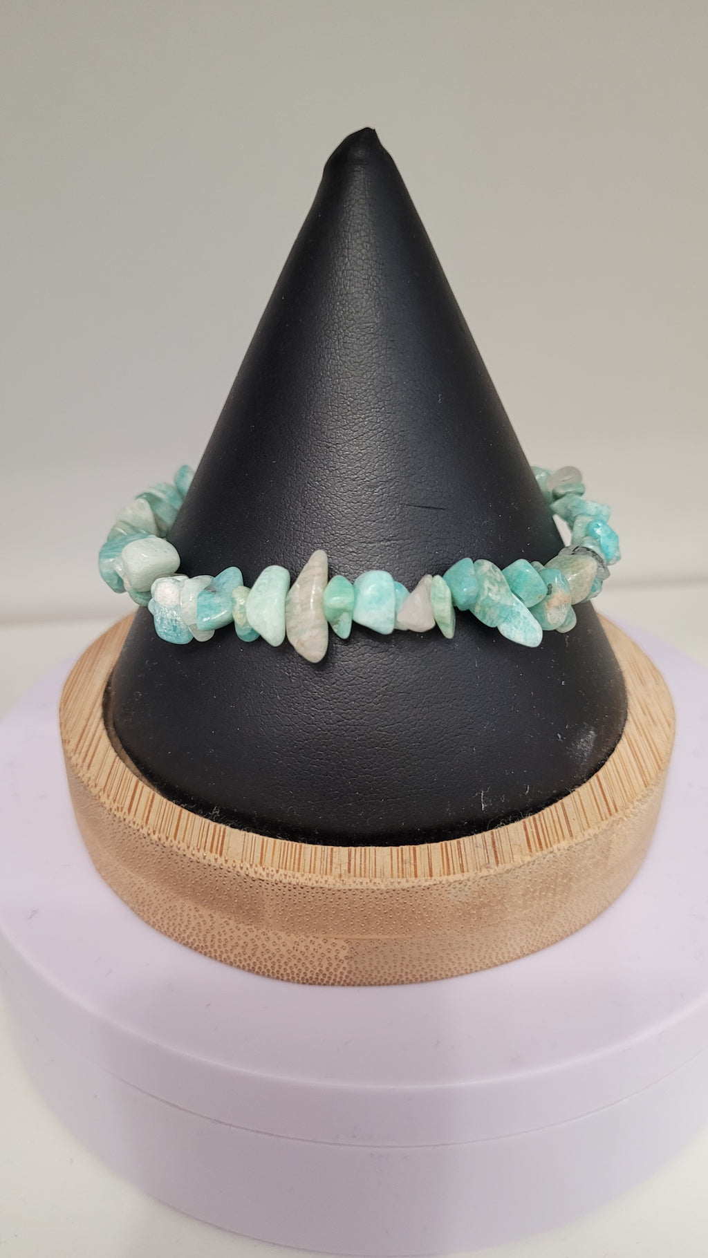 Collier chips amazonite