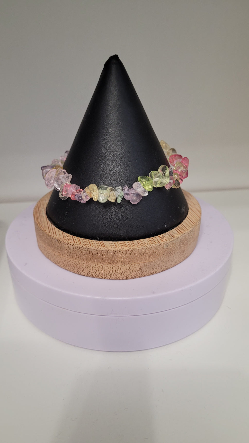 Bracelet chips en fluorite