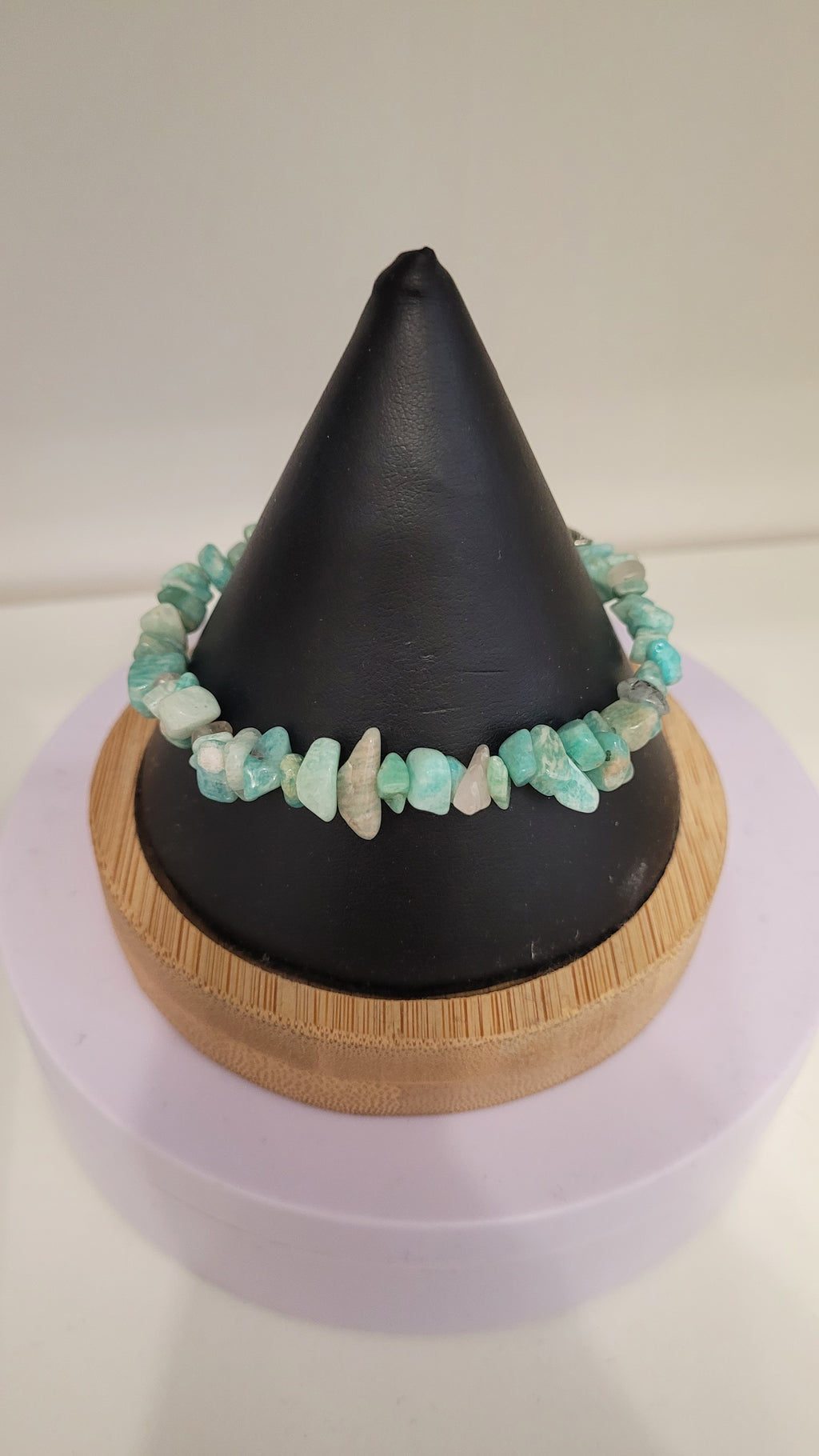 Collier chips amazonite