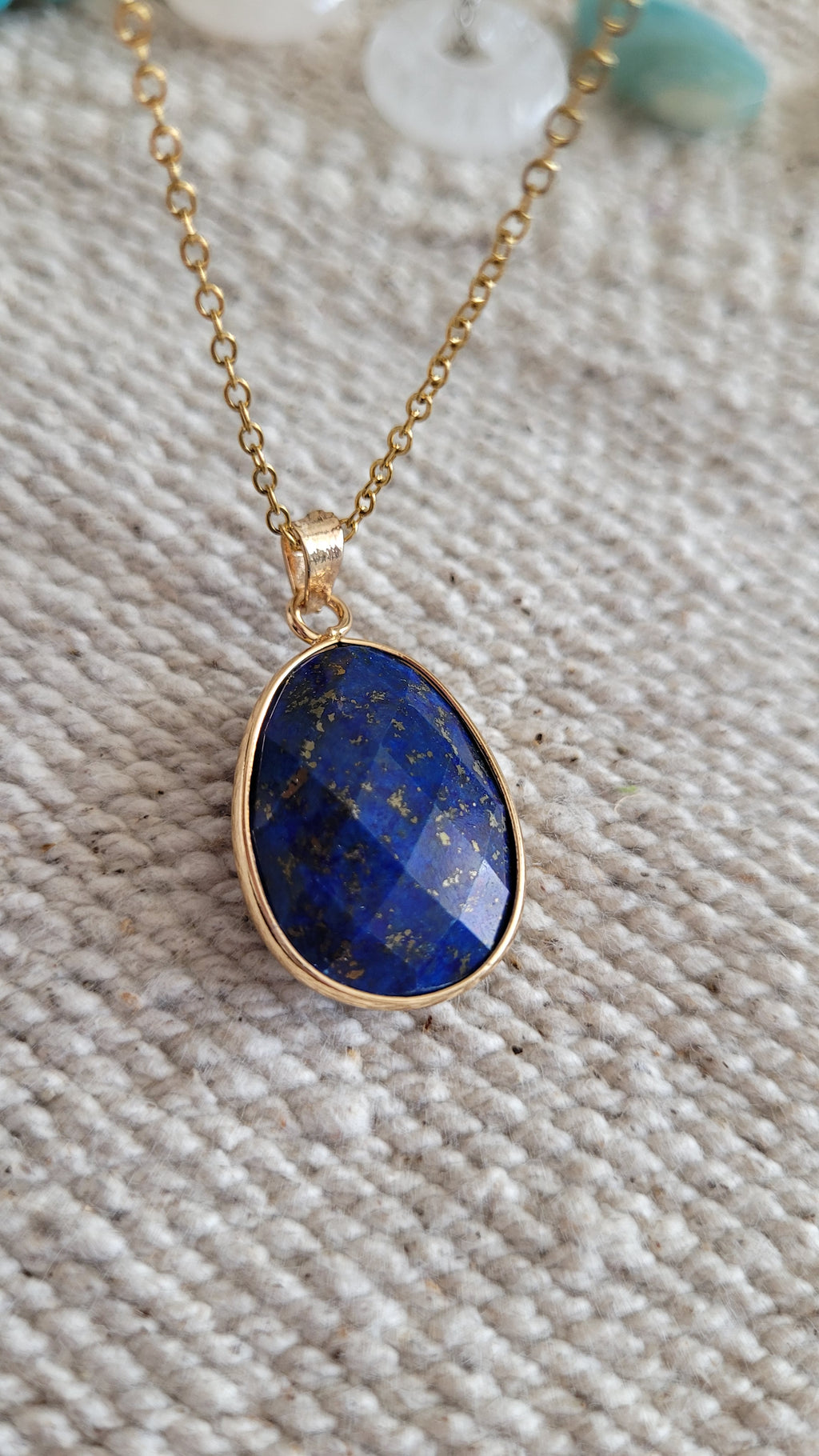 Collier lapis-lazuli