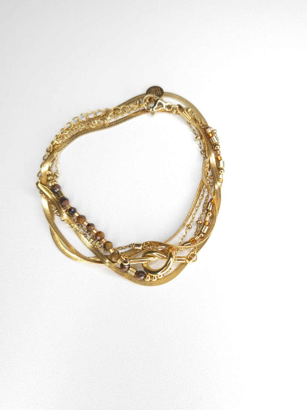Bracelet/ collier Bali œil de tigre